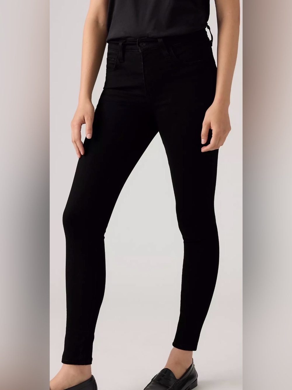 Levi’s 720 High Rise Super Skinny Jeans, Black, sz 23